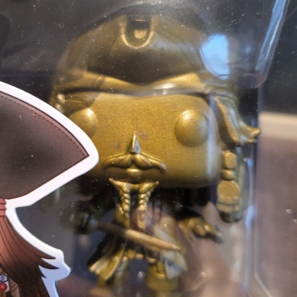Disney Pirates of the Caribbean Jack Sparrow (Gold) Hot Topic Exclusive Pop - Picture 8 of 11